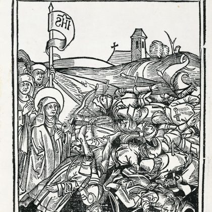 Hedwig mit totem Sohn Heinrich nach Schlacht von Liegnitz