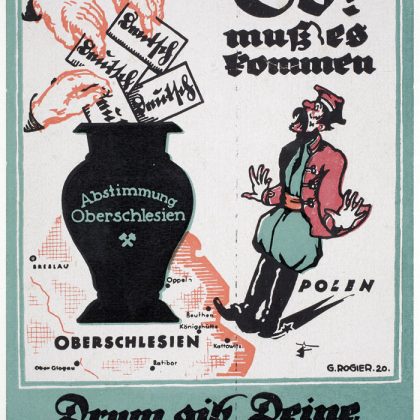 Volksabstimmung 1921 Oberschlesien – Grenz Spende gegen Polen